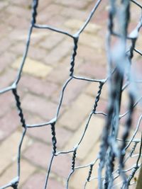 Close-up of chainlink fence