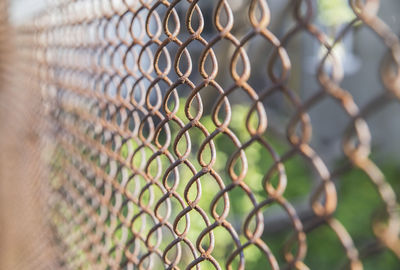 Full frame shot of chainlink fence