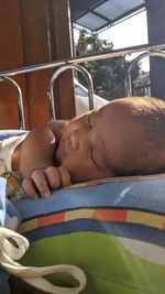 Portrait of boy sleeping