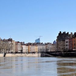 River with buildings in background