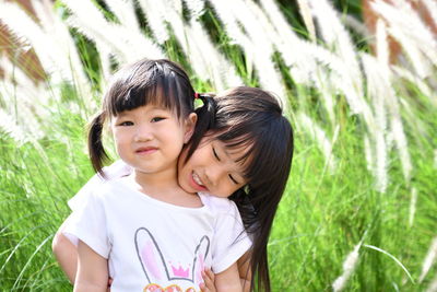 Portrait of a smiling girl