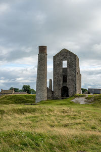 Magpie mine. disused lead mine near the village of sheldon in the derbyshire peak district, england.