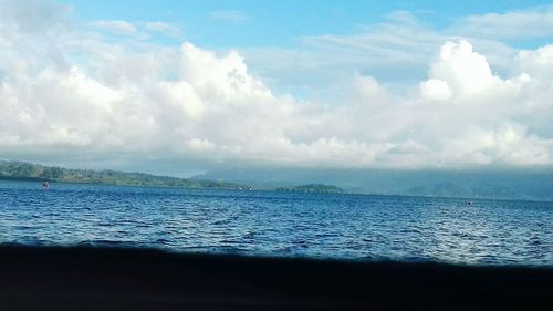 Panoramic view of sea against sky