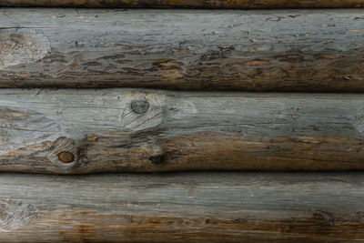 Full frame shot of old wooden plank