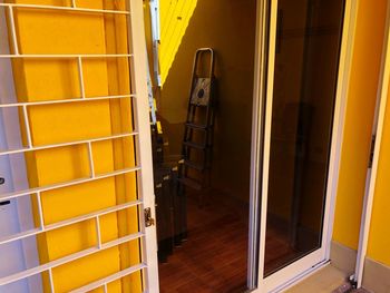 Empty corridor of building