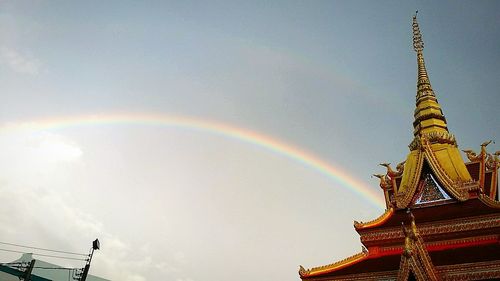 Low angle view of church against sky