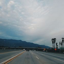 Highway against sky