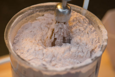 Close-up of bread in container