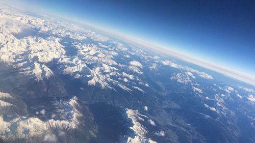 Aerial view of landscape