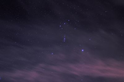 Full frame shot of star field