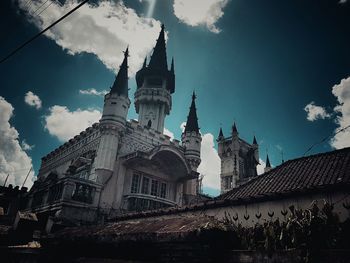 Low angle view of cathedral against sky