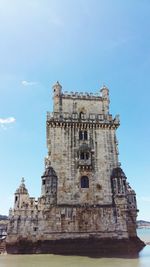 Low angle view of historical building against sky