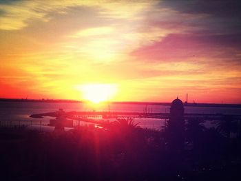 Scenic view of sunset sky