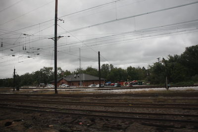 Train on railroad track