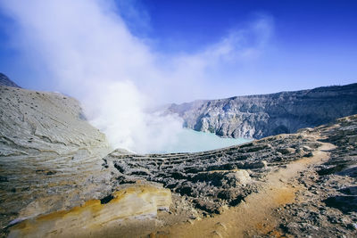 Panoramic view of sea against sky