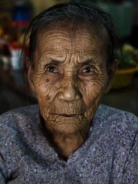 Close-up portrait of mid adult man