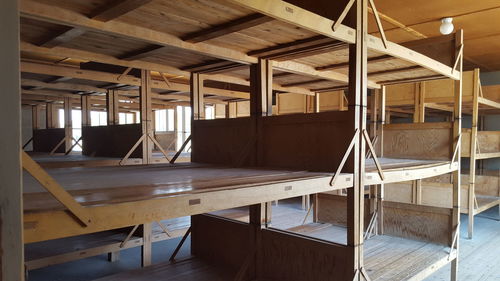 Close-up of furniture in workshop