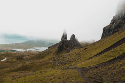 Scenic view of landscape against sky