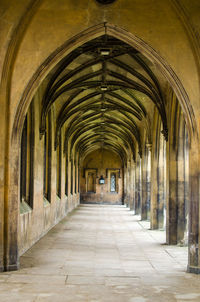 Archway in corridor