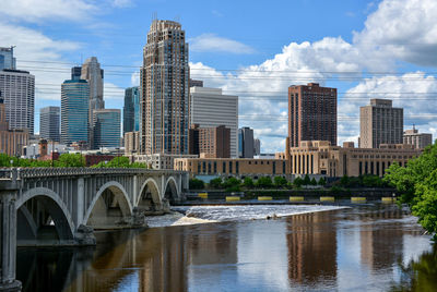 River with buildings in background