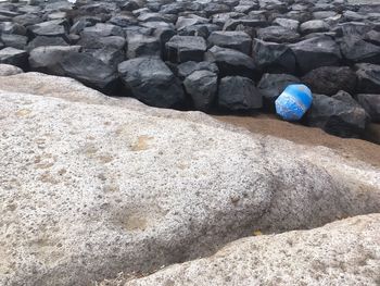 Rocks on beach