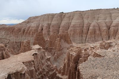 Rock formations in a desert