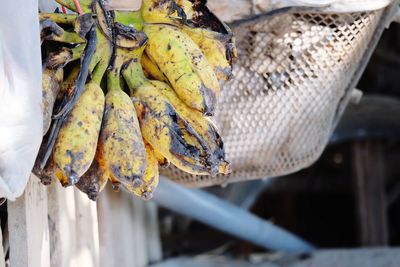 Close-up of fresh fruits for sale at market