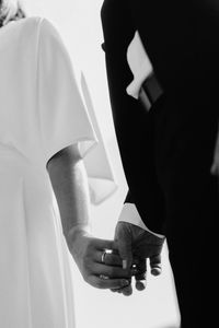 black and white