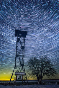 Low angle view of stars against sky at night