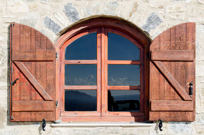 Close-up of window