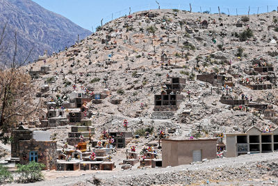 Cemetery on quebrada de humahuaca