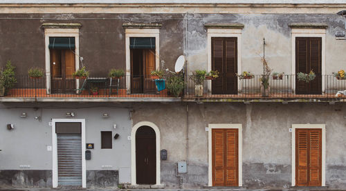 Exterior of old building