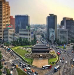 Traffic on city street