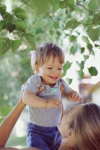 Full length of cute baby girl outdoors