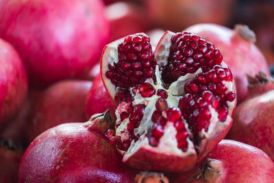 Close-up of pomegranate