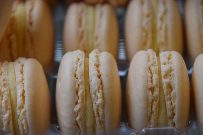 Full frame shot of macaroons