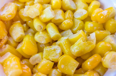 Close up of yellow salad