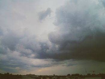 Scenic view of cloudy sky