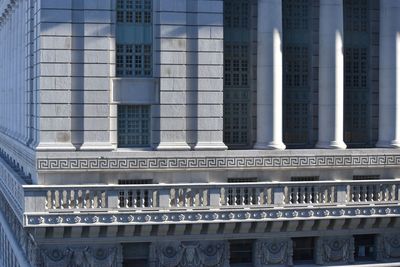 Low angle view of building in city