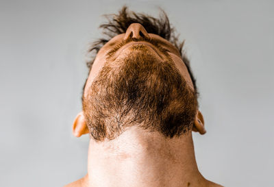 Close- up of young man with beard