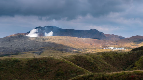 Scenic view of landscape against sky