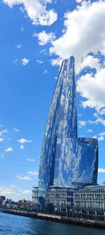 Sydney harbour and sky reflection 