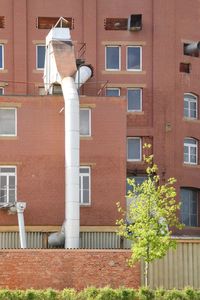 Low angle view of residential building