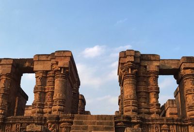 Historic temple against sky