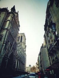 Low angle view of modern buildings