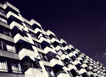 Low angle view of modern building