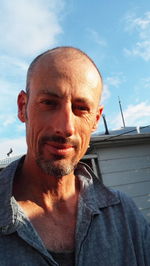 Close-up portrait of mature man