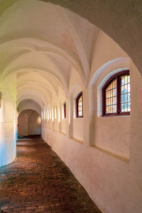 Corridor of historic building