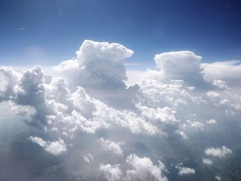 Low angle view of clouds in sky