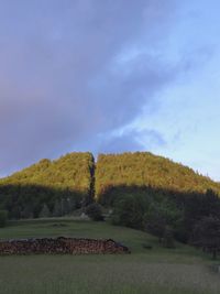 Scenic view of landscape against sky